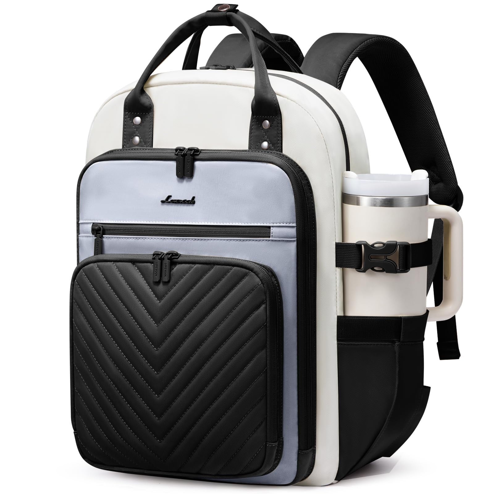 Stylish Water Resistant Laptop Backpack for Women   Travel, Work, Teacher, Nurse1