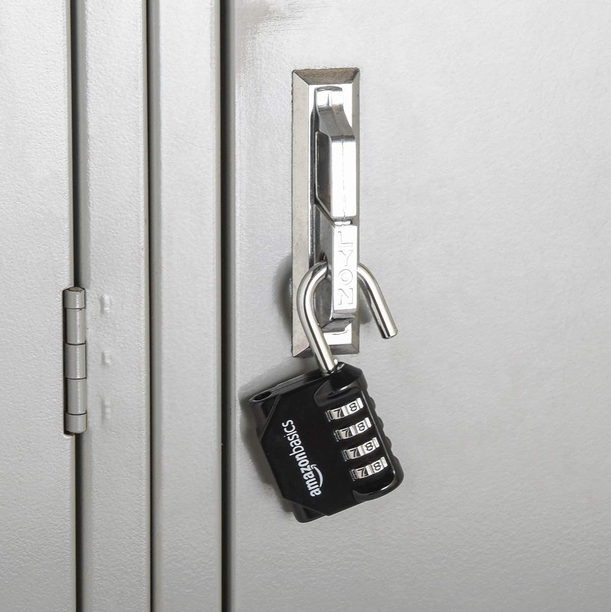 4 Digit Combination Lock, Secure Keyless Padlock, Black, 2 Pack for Gym & Travel6