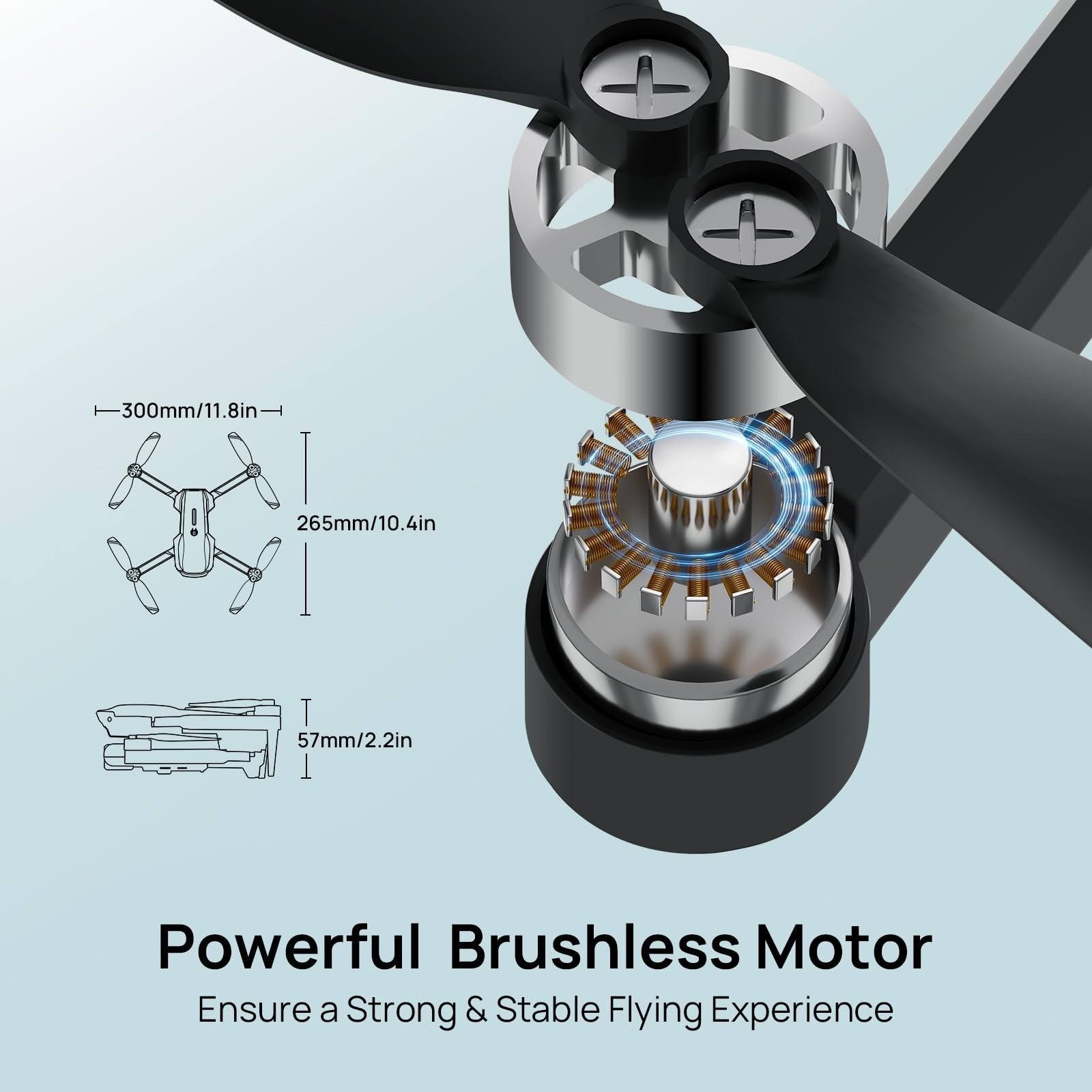 Foldable 4K UHD Camera Drone with Brushless Motor, 36 Min Flight, FPV, Altitude3