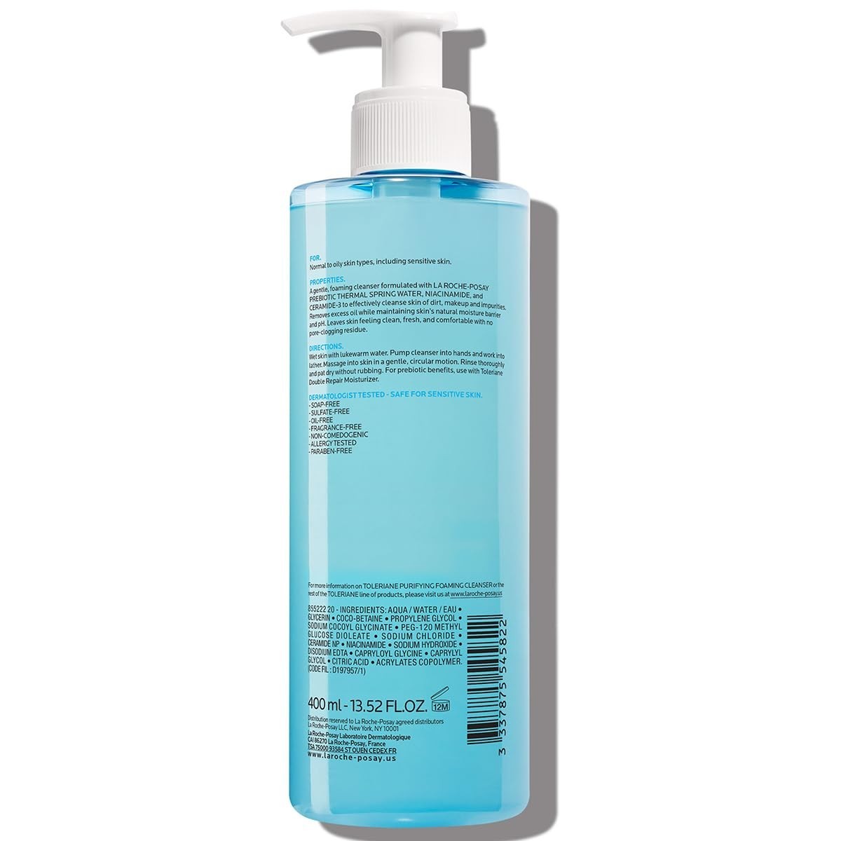 Oil-Free Foaming Facial Cleanser for Sensitive Skin with Niacinamide & Ceramides10