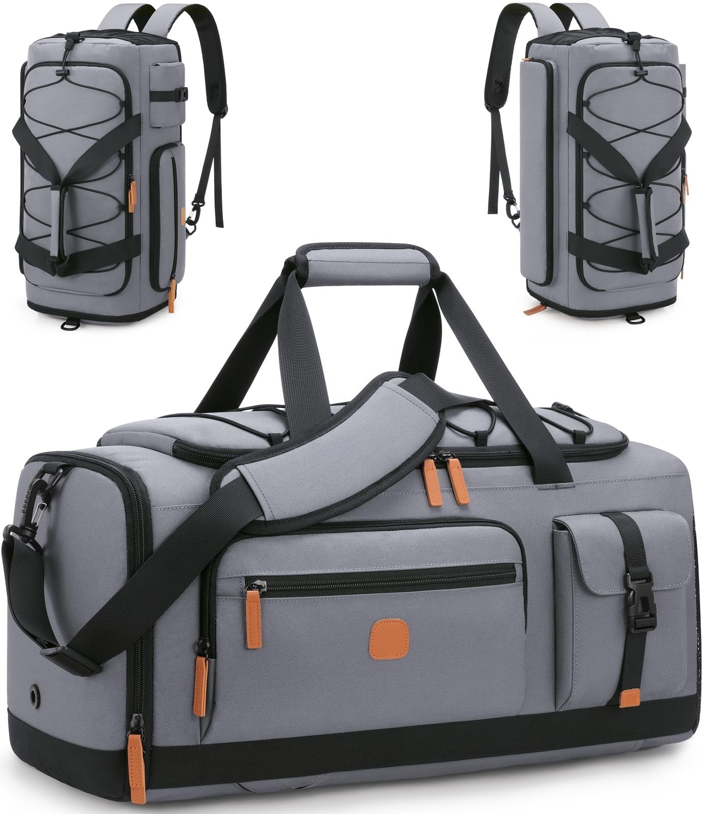 Versatile 3-in-1 Gym Bag with Shoe & Laptop Compartment - Anti-Theft Duffle Back1