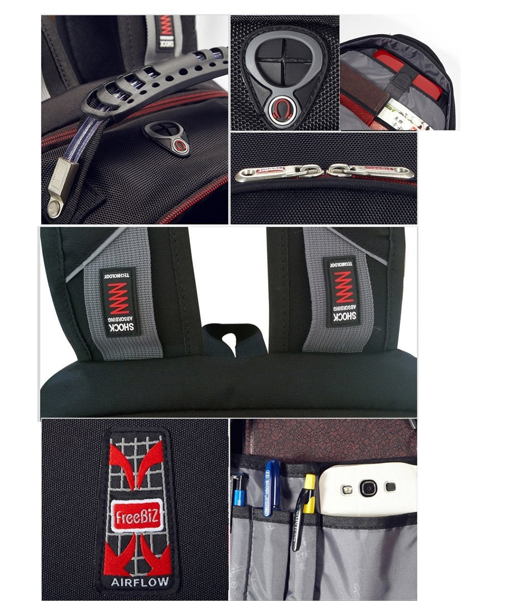 Large 18.4" Laptop Backpack for Gaming Laptops   Fits Dell, Asus, MSI, HP   Blac5