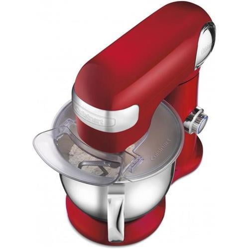 Precision Master 5.5 Quart Stand Mixer Stainless Steel Bowl Red1