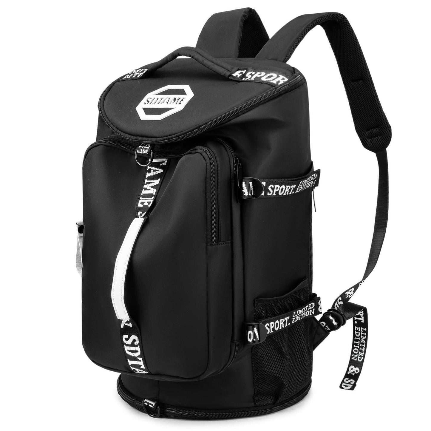 Gym Duffel Backpack with Shoe Pocket, Laptop Sleeve, Waterproof Travel Bag1