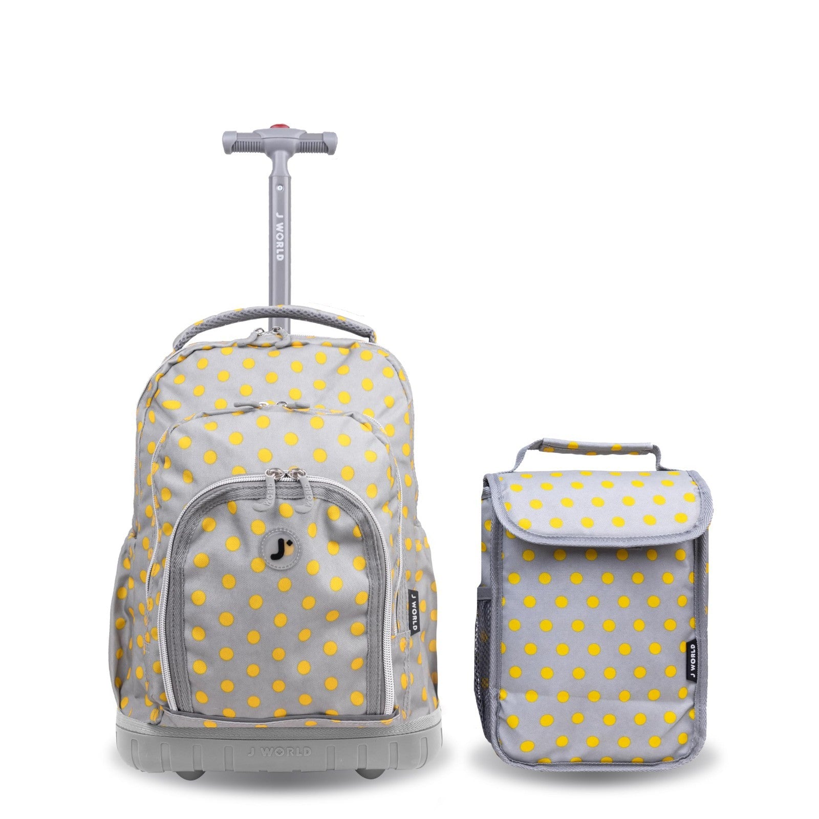 Kids Rolling Backpack & Lunch Bag Set   Elementary School Carry On Suitcase with1