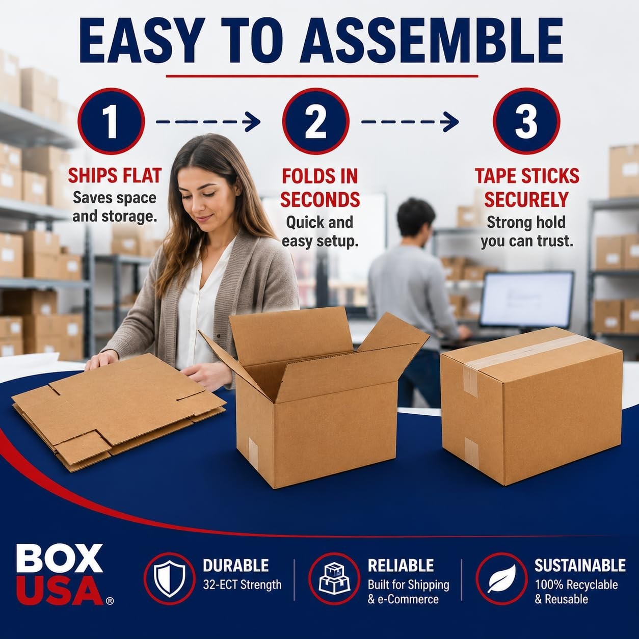 Medium Moving Boxes 20 Pack   18"x14"x12" Corrugated Cardboard for Shipping, Pac7