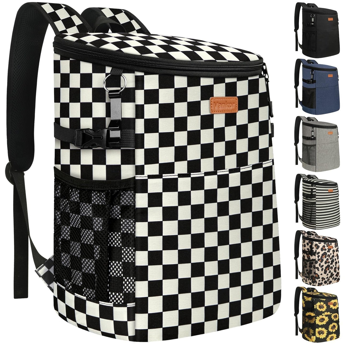 Insulated Camping Cooler Backpack - Holds 30-45 Cans, Waterproof & Leak Proof, I1