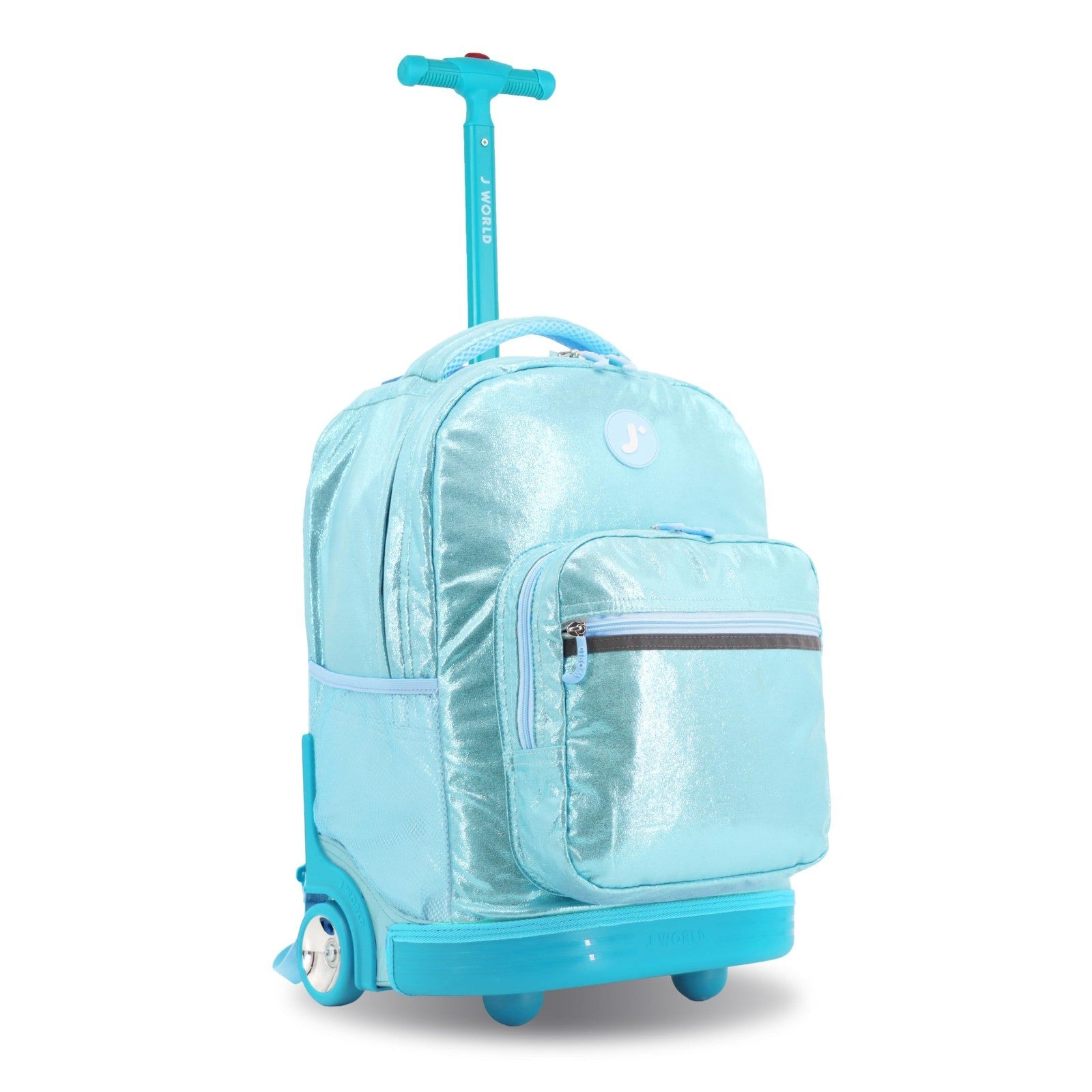 Kids Rolling Backpack with Wheels, School Roller Bookbag for Girls & Boys, 18"x11