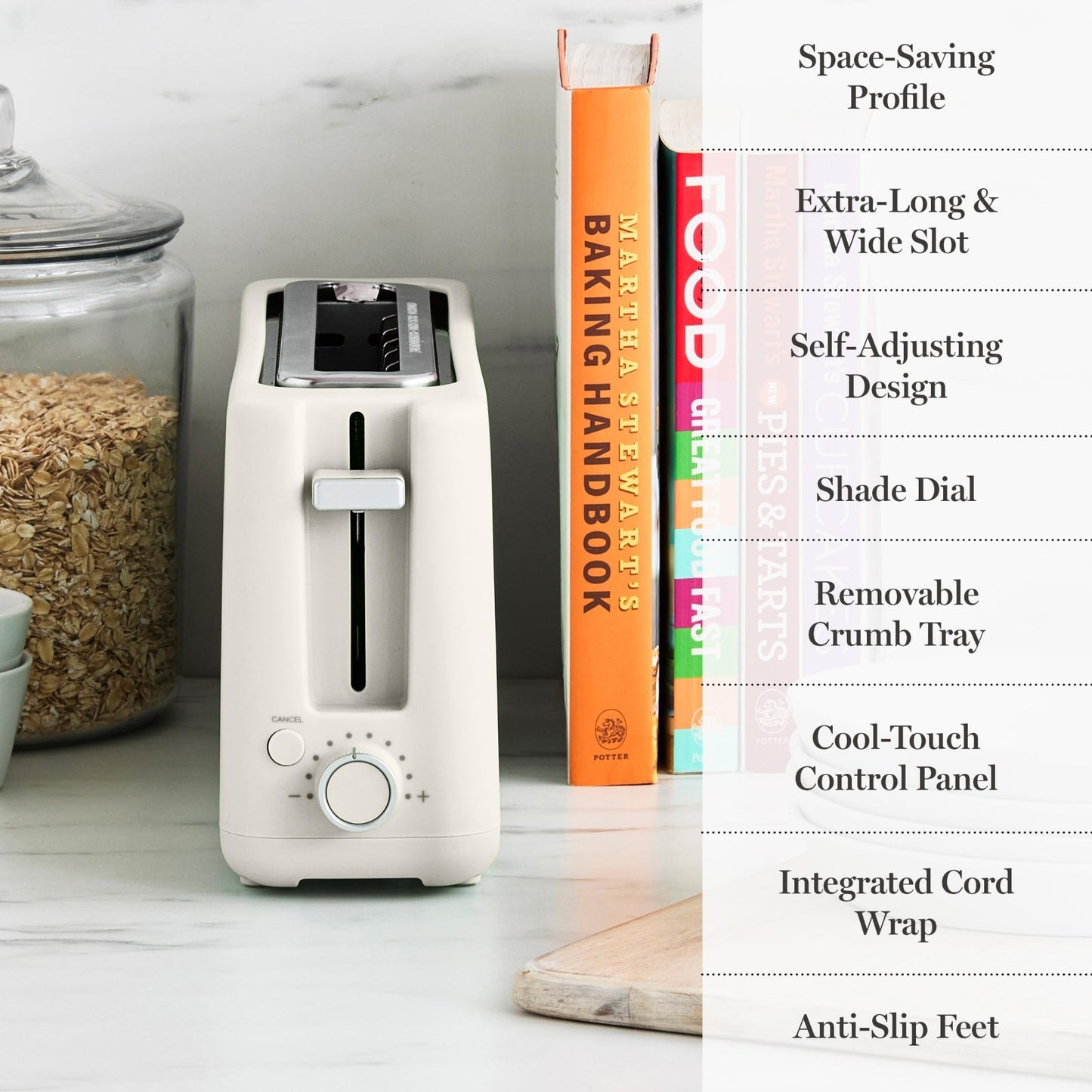 2-Slice Long Slot Toaster - Extra Wide for Sourdough & Bagels, 10 Shade Settings9