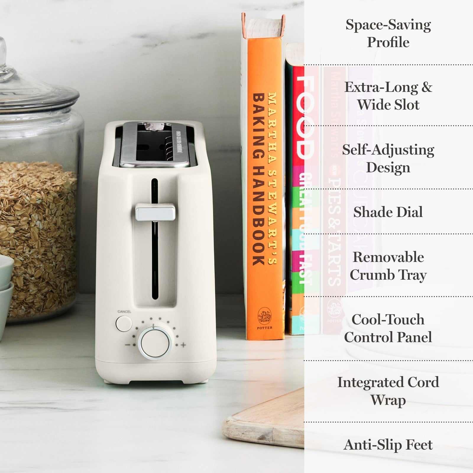 2-Slice Long Slot Toaster - Extra Wide for Sourdough & Bagels, 10 Shade Settings9