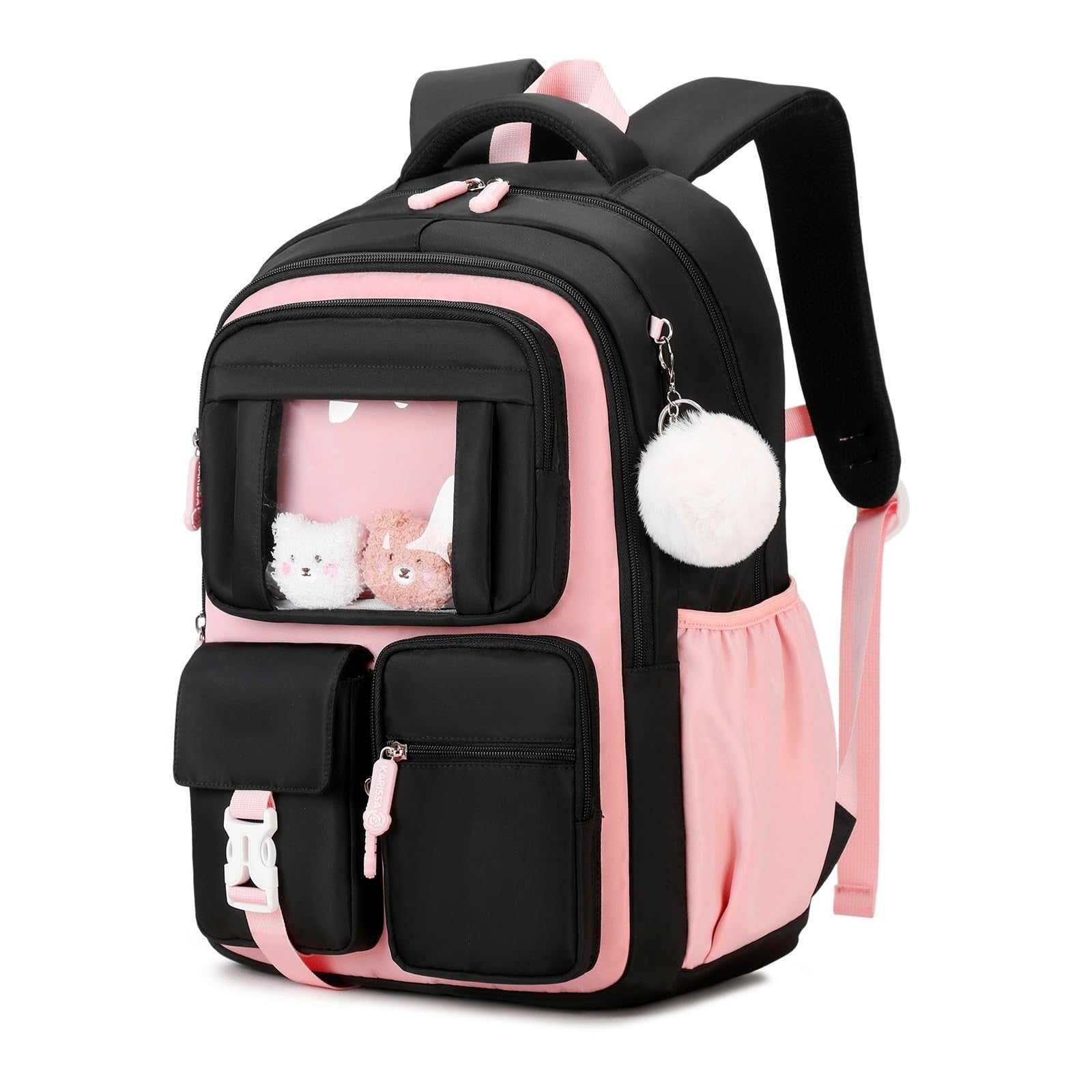 Kawaii Girls School Backpack - Cute Book Bag for Middle & Elementary Students, B1