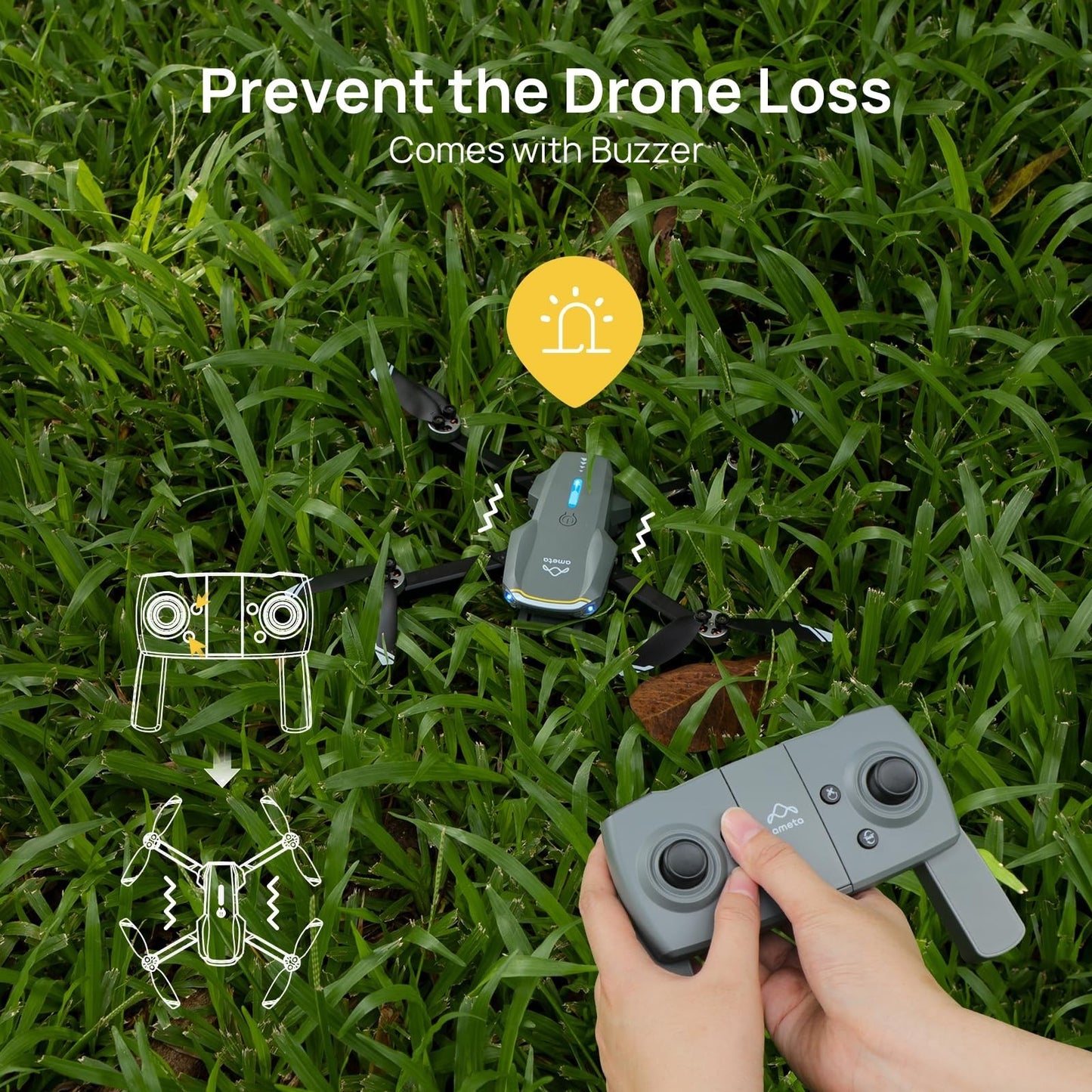 Foldable 4K UHD Camera Drone with Brushless Motor, 36 Min Flight, FPV, Altitude4