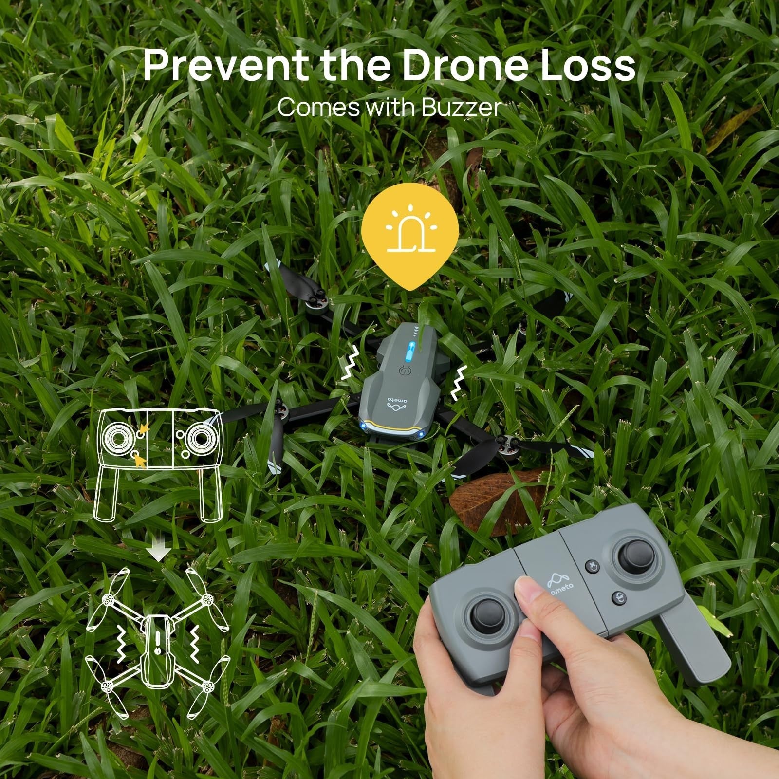 Foldable 4K UHD Camera Drone with Brushless Motor, 36 Min Flight, FPV, Altitude4