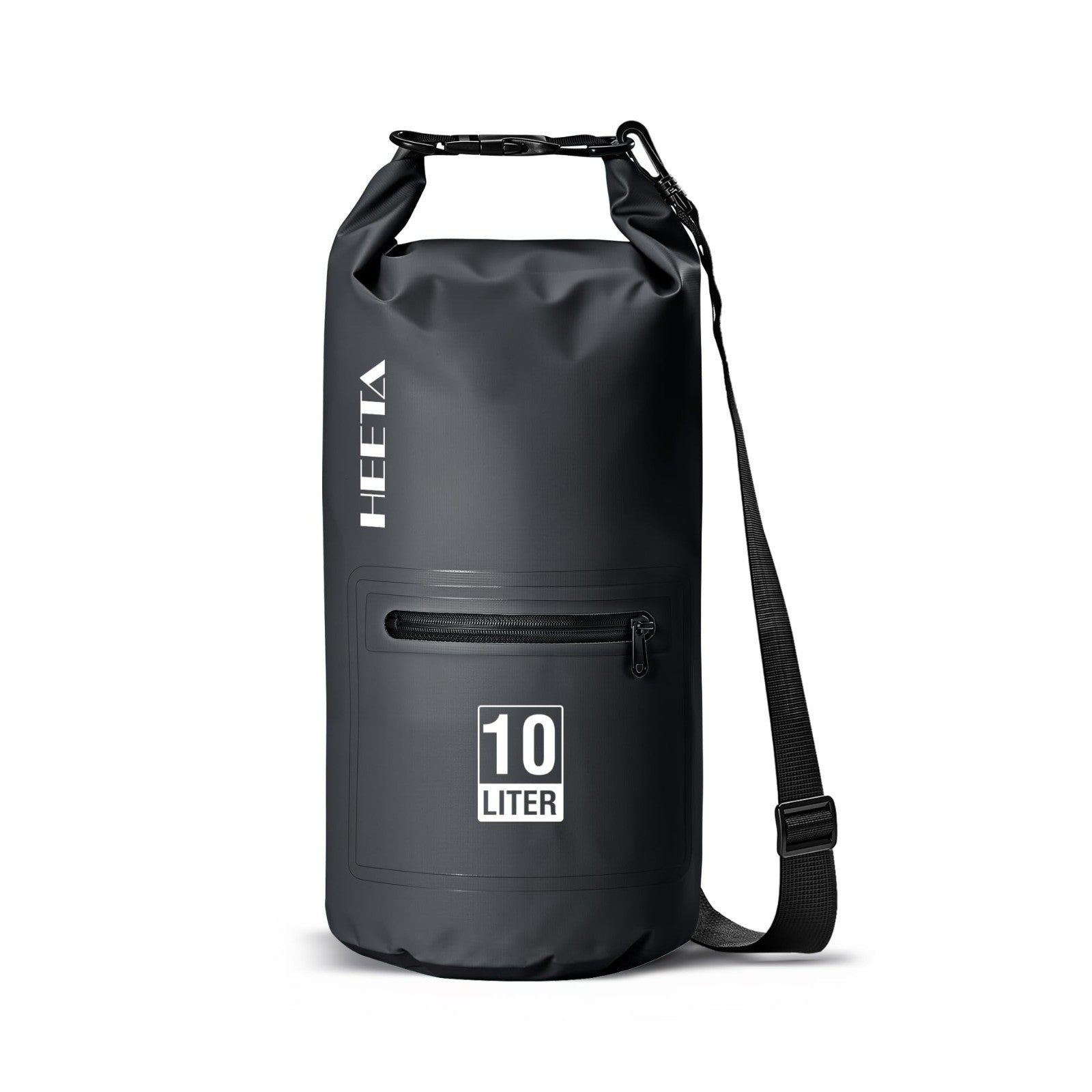 Waterproof Dry Bag with Zipper Pocket - Lightweight Roll Top for Travel, Kayakin1