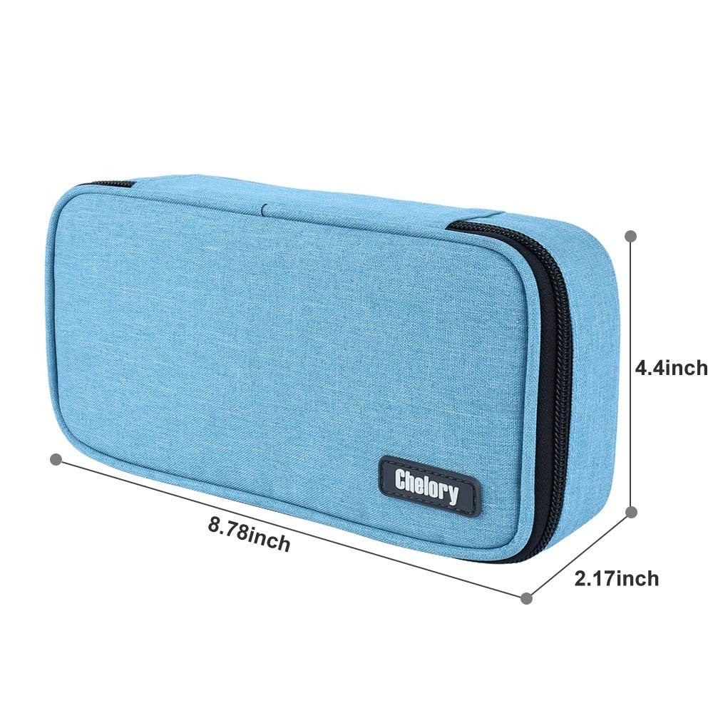 Large Capacity Pencil Case   Multi Functional Storage Pouch for Pens, Markers &4