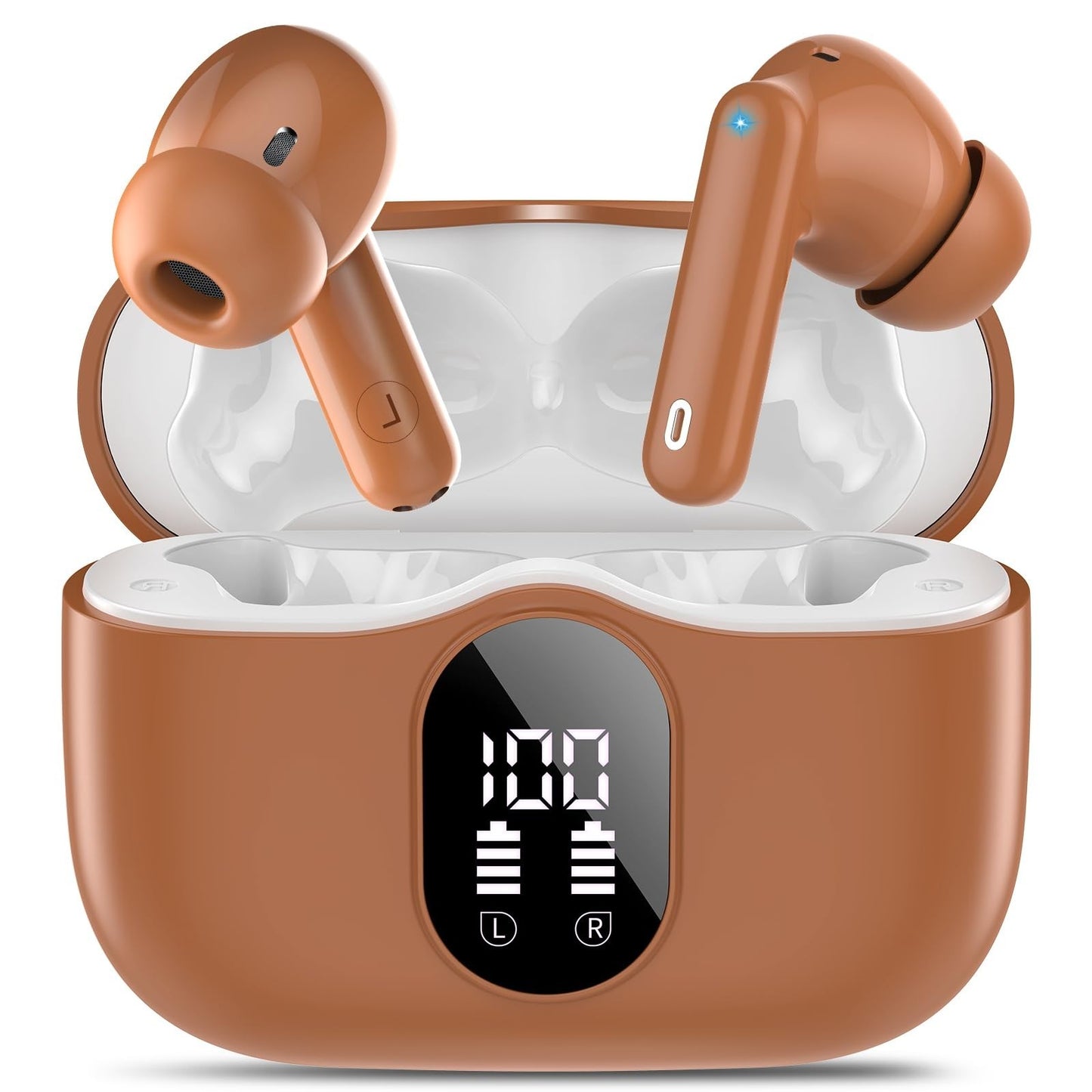 Wireless Earbuds Bluetooth 5.4, Noise Cancelling, 36H Playtime, IP7 Waterproof,1