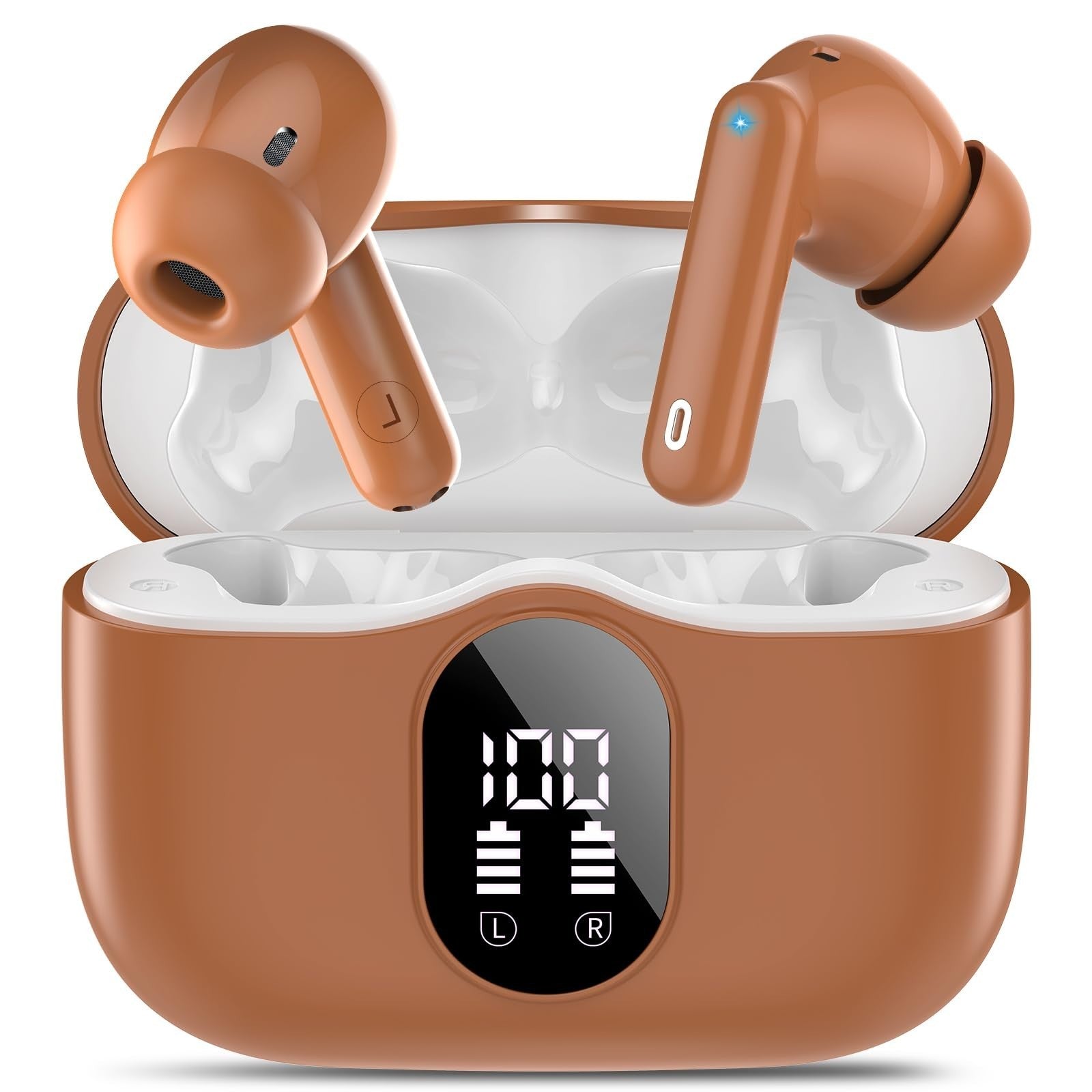 Wireless Earbuds Bluetooth 5.4, Noise Cancelling, 36H Playtime, IP7 Waterproof,1