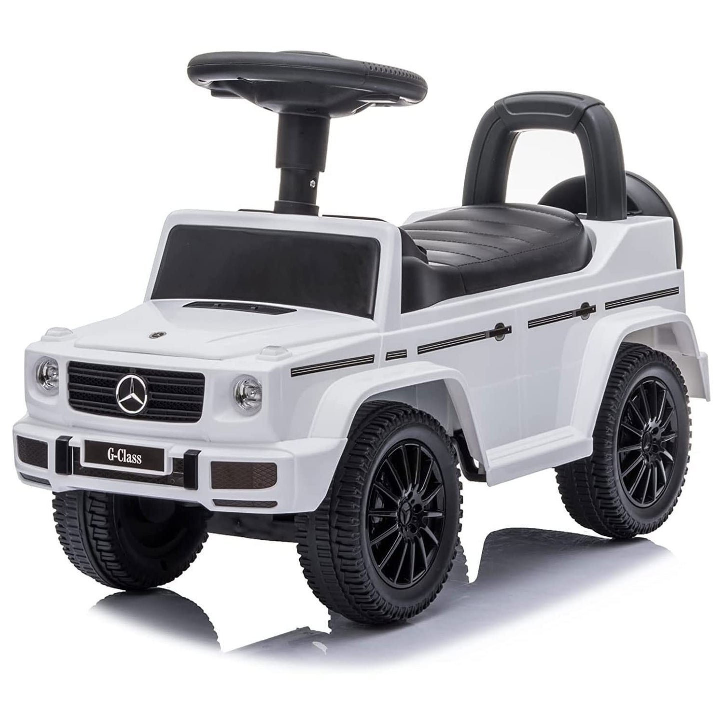 Kids Ride-On Car Stroller Mercedes G-Wagon Push Car with Lights, Horn & Music -1