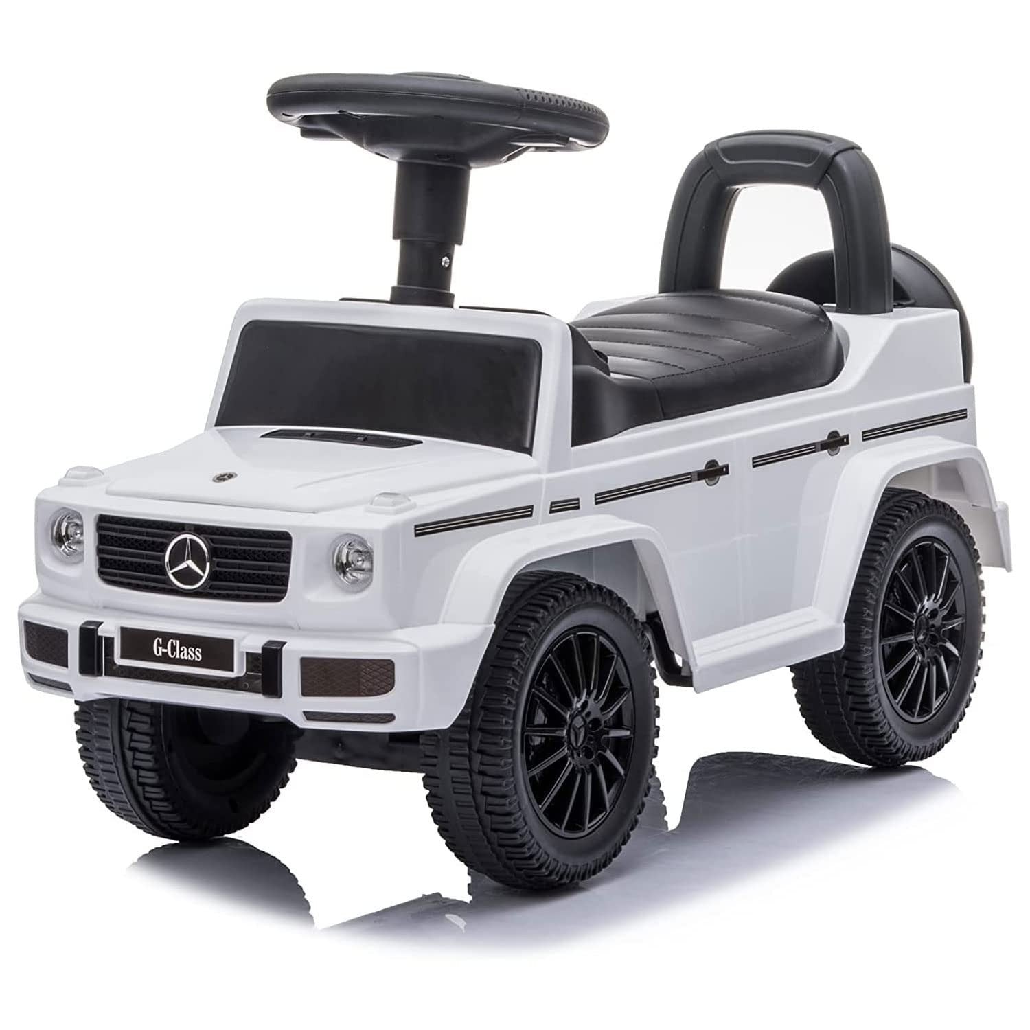 Kids Ride-On Car Stroller Mercedes G-Wagon Push Car with Lights, Horn & Music -1