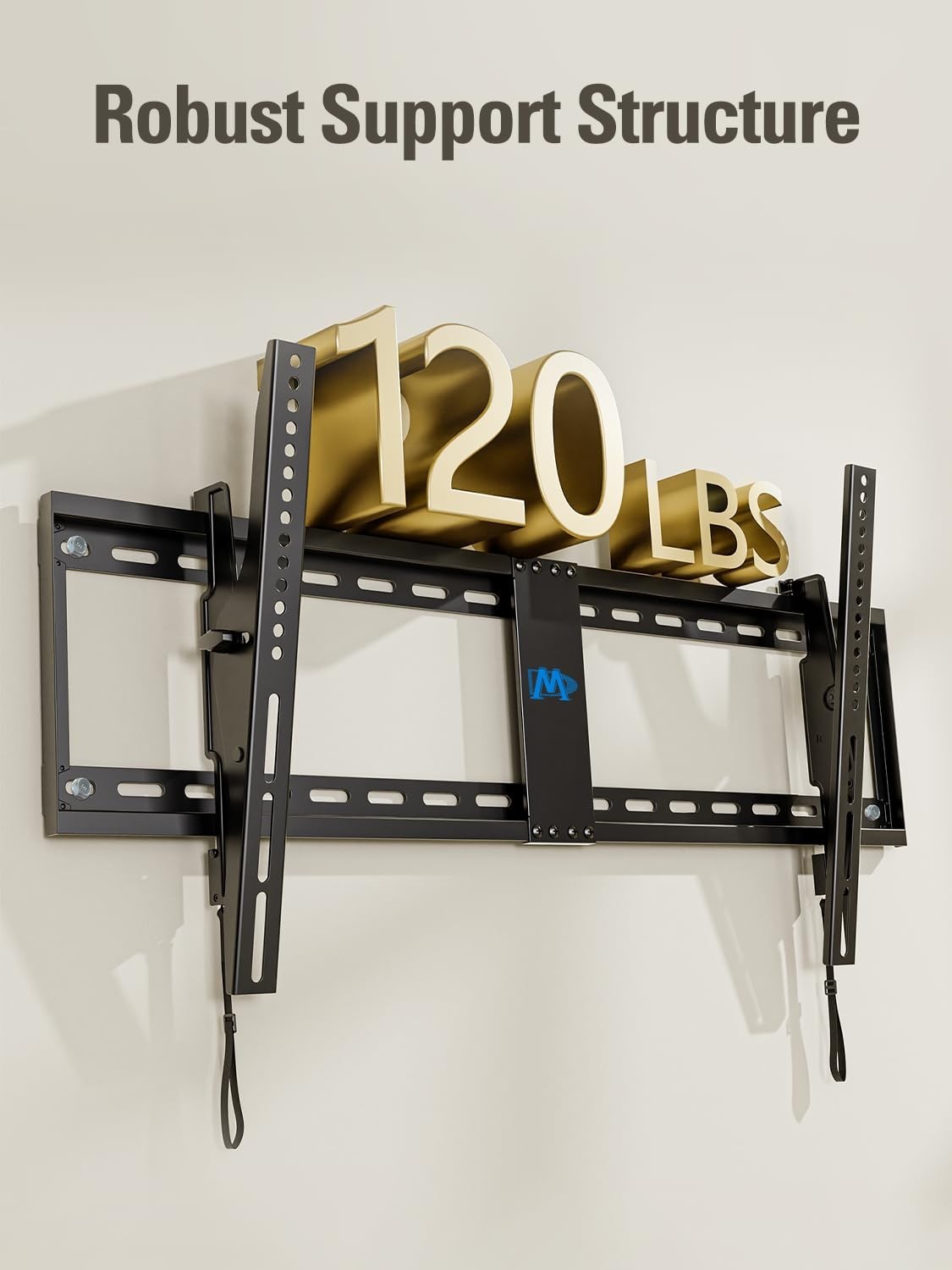 Universal Tilting TV Wall Mount for 42 86" TVs, VESA 800x400mm, Easy Level Adjus3