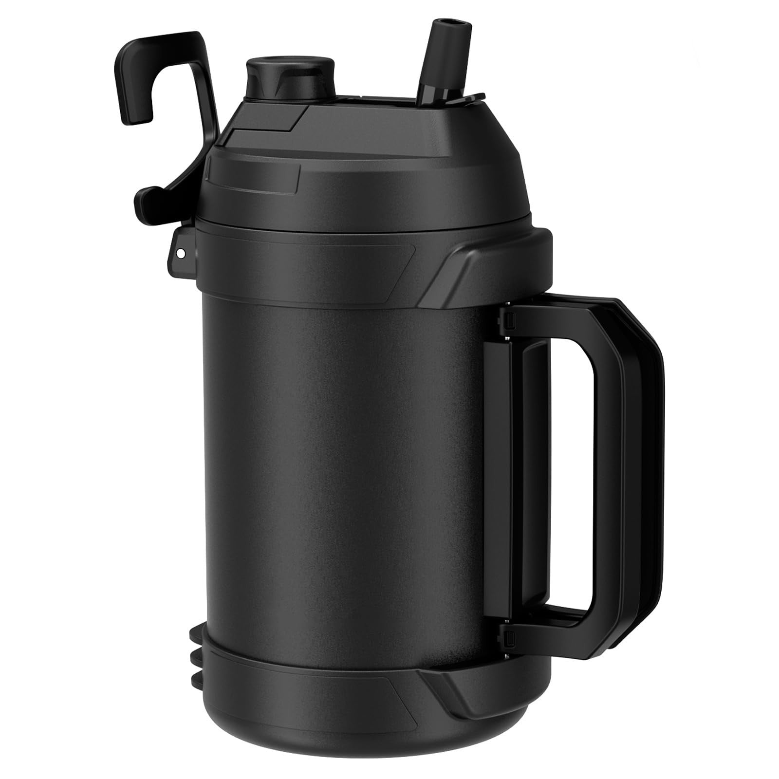 1 Gallon Insulated Water Jug with Straw & Spout - Keeps Drinks Cold 48H, No Swea1