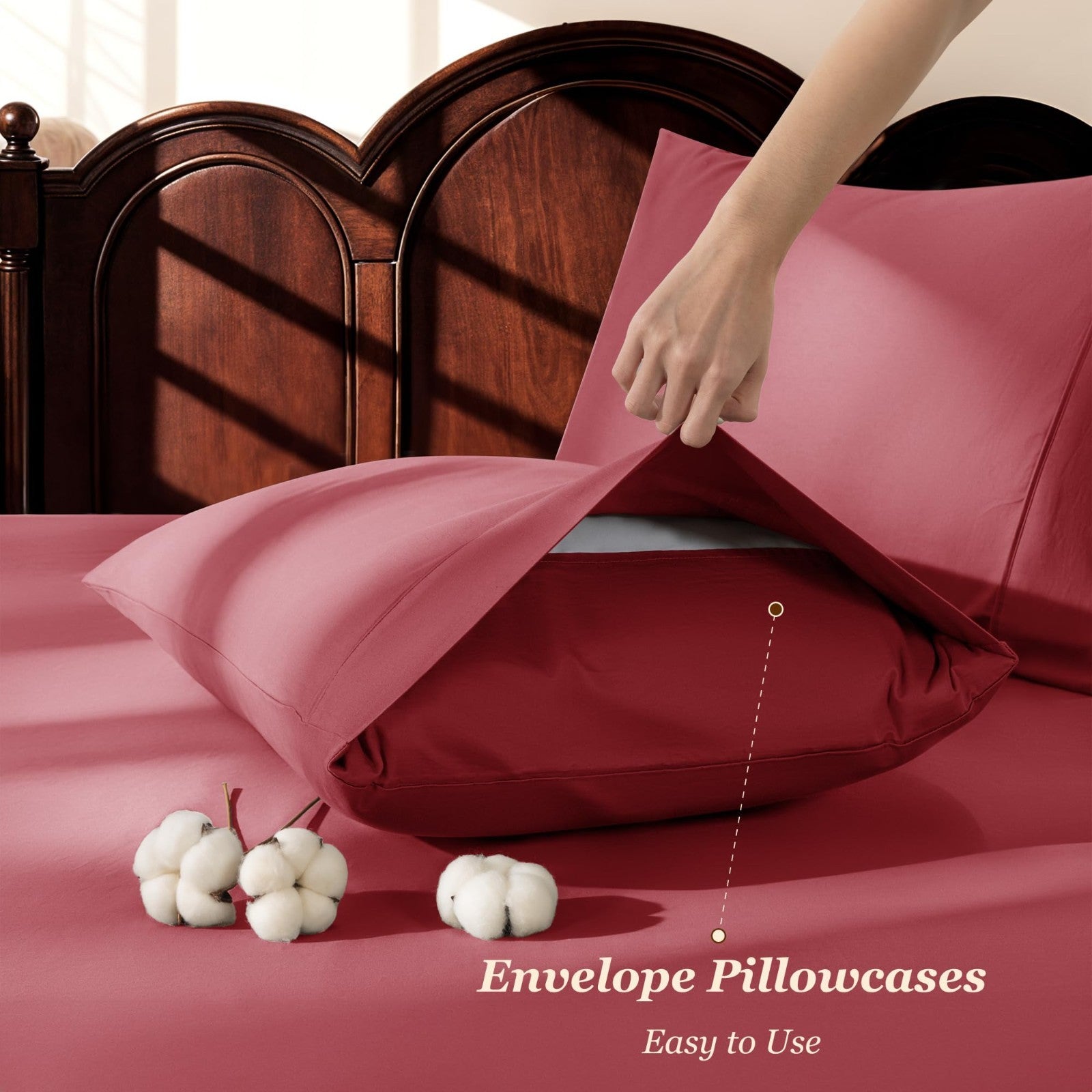 1000 Thread Count Egyptian Cotton King Size Sheet Set, 4 Piece, Deep Pocket, Sof5