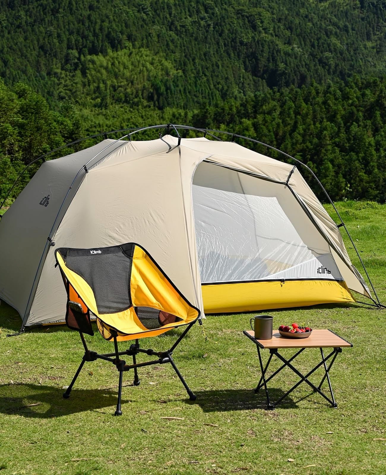 Ultralight Compact Folding Camping Table with Carry Bag - Portable Outdoor Furni12