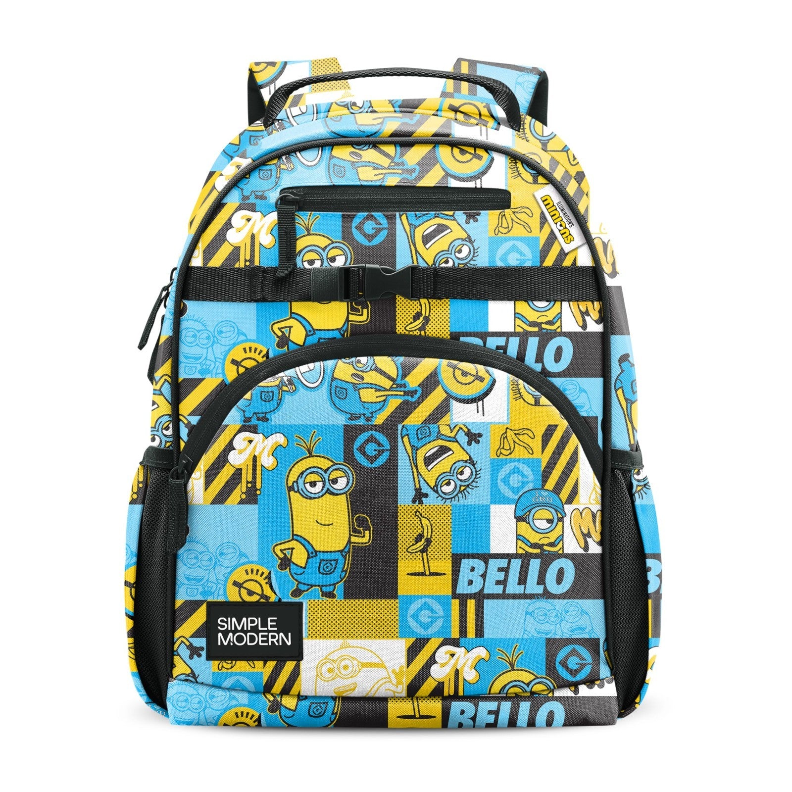 Kids Minions Backpack for School, 18L, Durable, Lightweight, Fun Design, Boys &1
