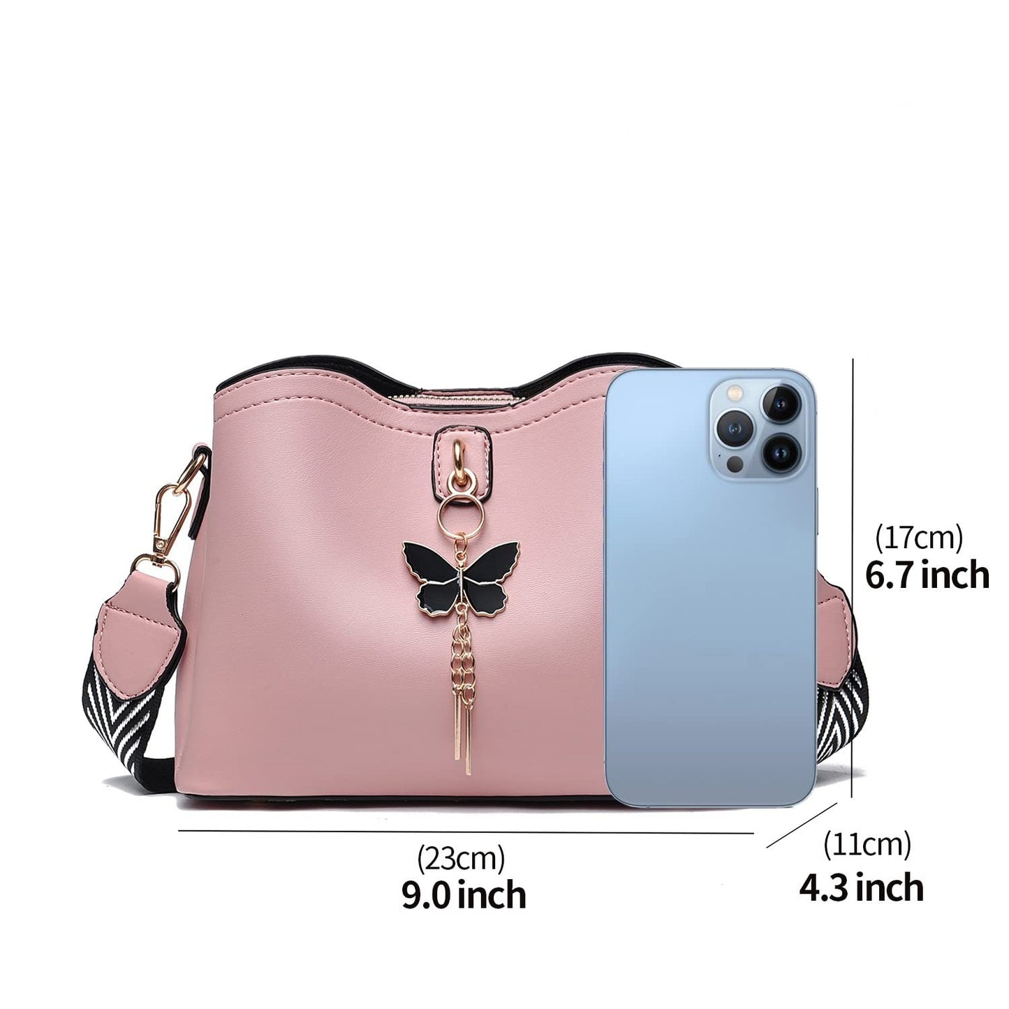 Stylish Lightweight Crossbody Bag for Women & Teens - Fashionable Handbag Purse3