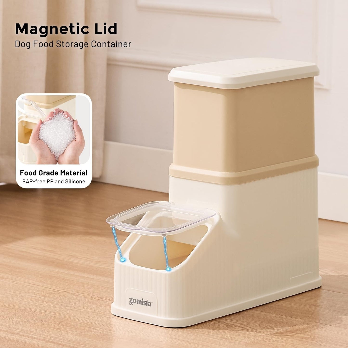 15lbs Airtight Dog Food Storage Container   FIFO Design, Keeps Food Fresh4