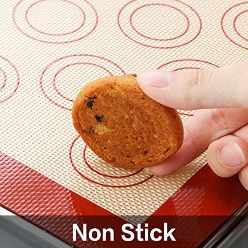 Stainless Steel Baking Sheet Tray Cooling Rack with Silicone Baking Mat Set, Coo5