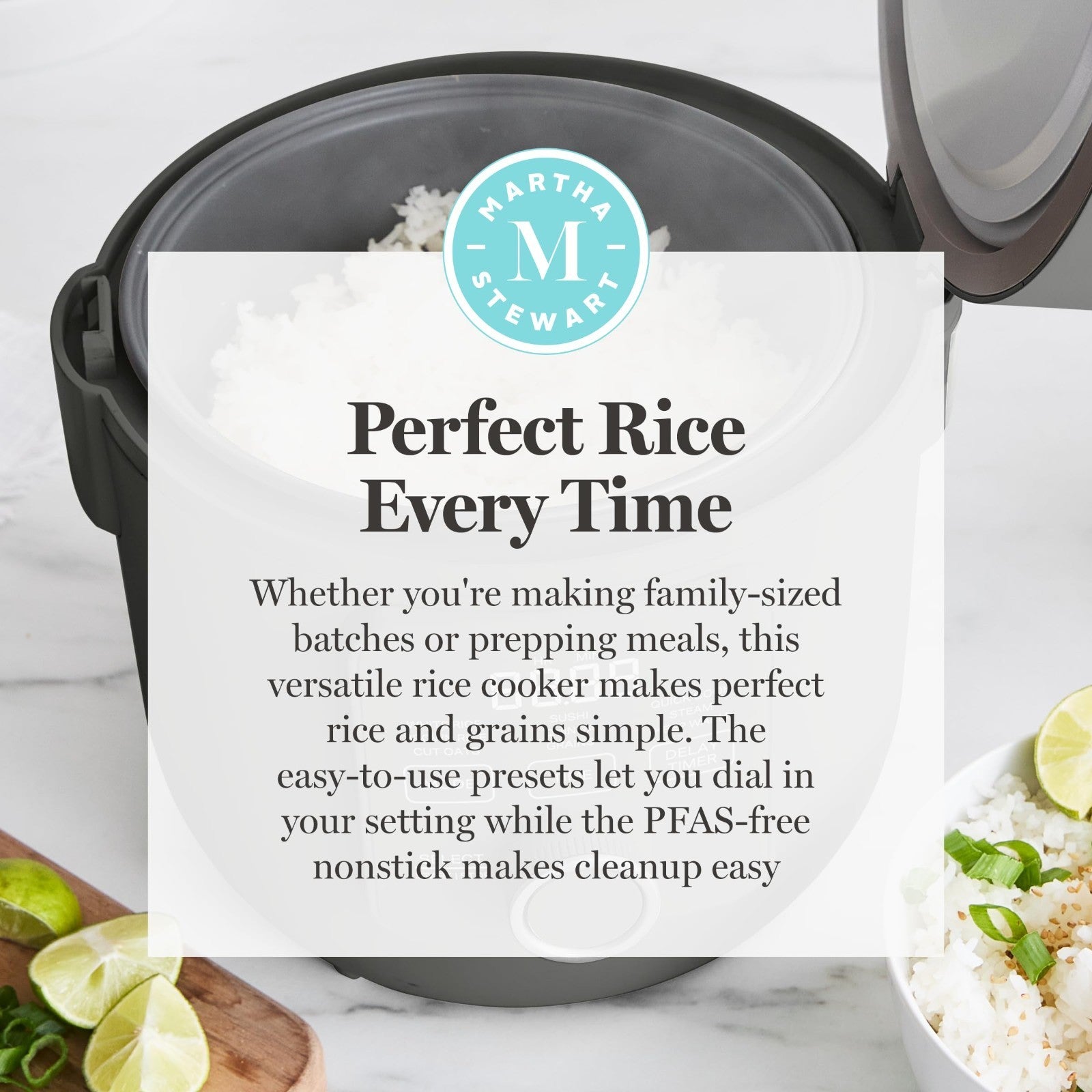 4-Cup Rice Cooker with Non-Stick Pot, Keep Warm, Steam Basket, Quick Cook, Gray10