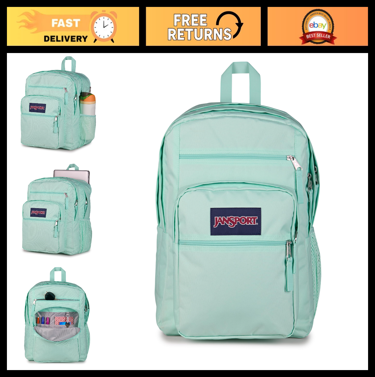 Ergonomic Laptop Backpack with 2 Compartments, 15” Sleeve, Haul Handle   Magic M0
