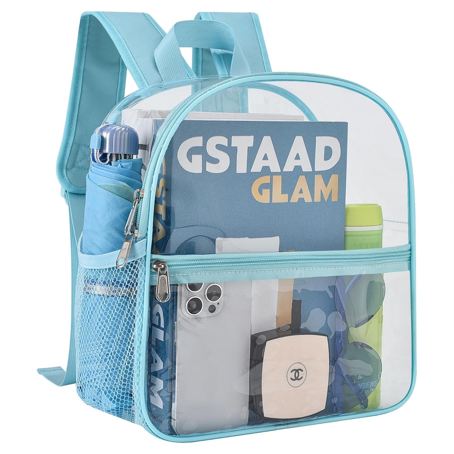 Clear Stadium Backpack - Waterproof, 12x6x12, Ideal for Concerts & Sports Events7