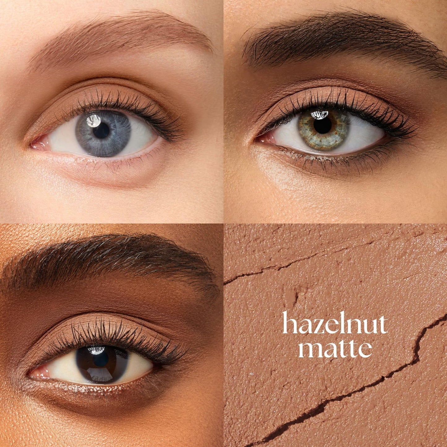 Crème-to-Powder Eyeshadow Stick - Hazelnut Matte, Long-lasting, Easy Application2