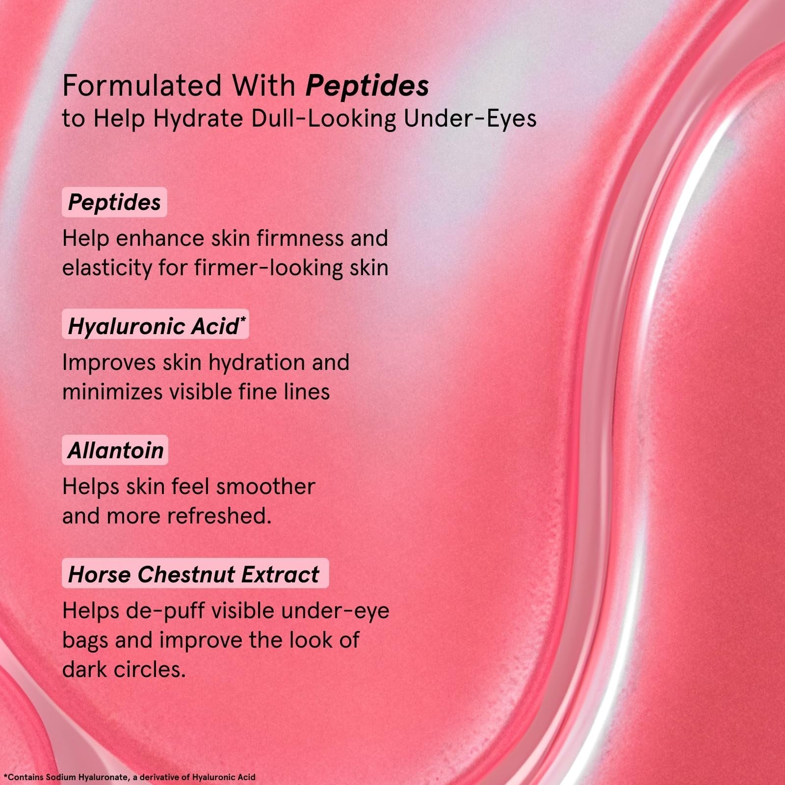 Under Eye Mask Patches - Reduce Dark Circles, Puffiness & Wrinkles - Vegan Self3