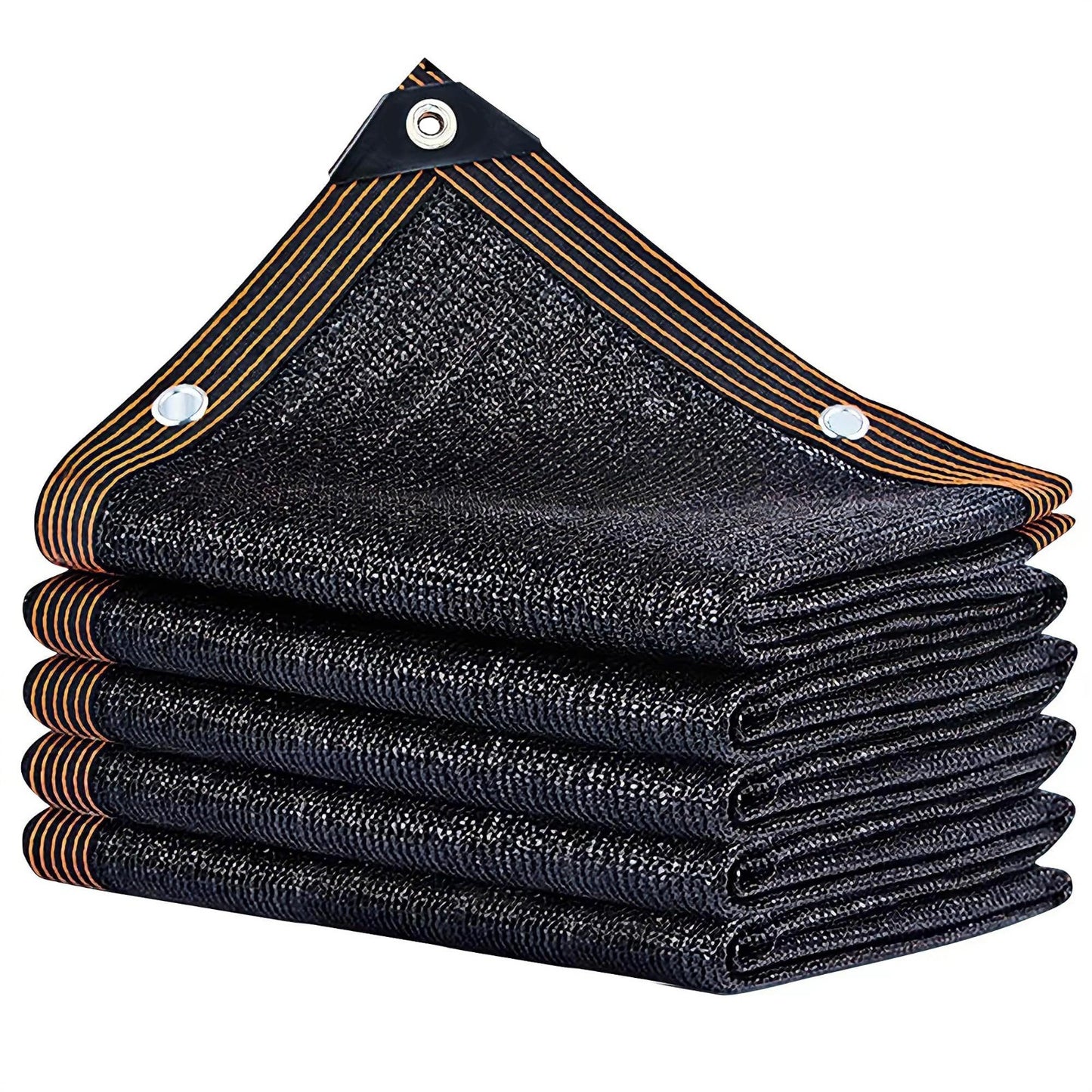 50% Black Shade Cloth 6.6x16 FT Durable Mesh Tarp with Grommets for Garden, Gree1