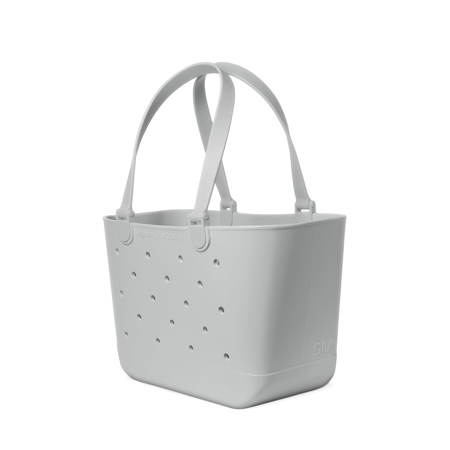 Large Waterproof Beach Tote Bag | Gray Getaway Bag with Zipper Pocket | Travel,3