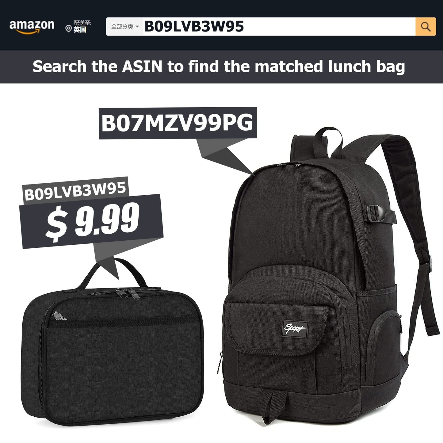 Lightweight School Backpack Travel Bag for Men & Women   College & Daily Use5