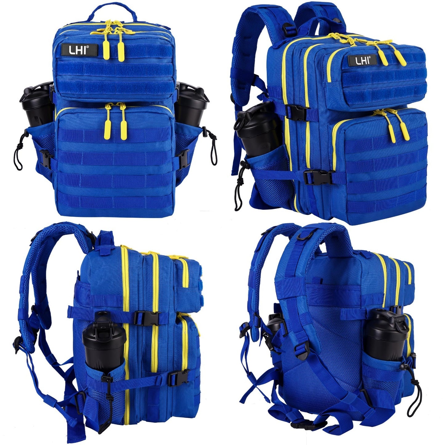 Tactical Military Backpack 25L/35L Army Assault Pack Rucksack with Water Bottle2