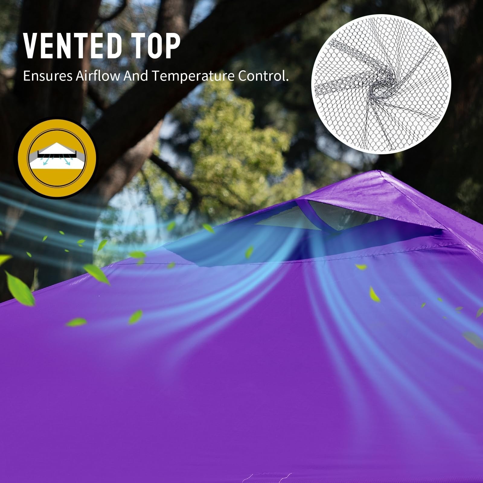 10x10 Pop Up Canopy Tent   Easy Setup Outdoor Sun Shade for Events, Parties, Cam5