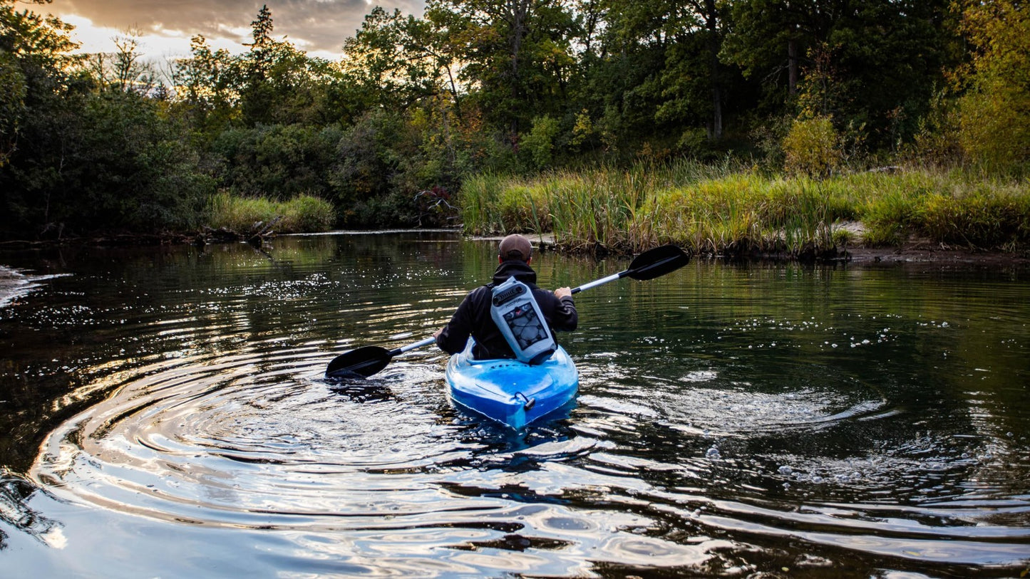 Waterproof Floating Backpack 10L/20L/30L/40L with Phone Case for Kayaking & Fish6