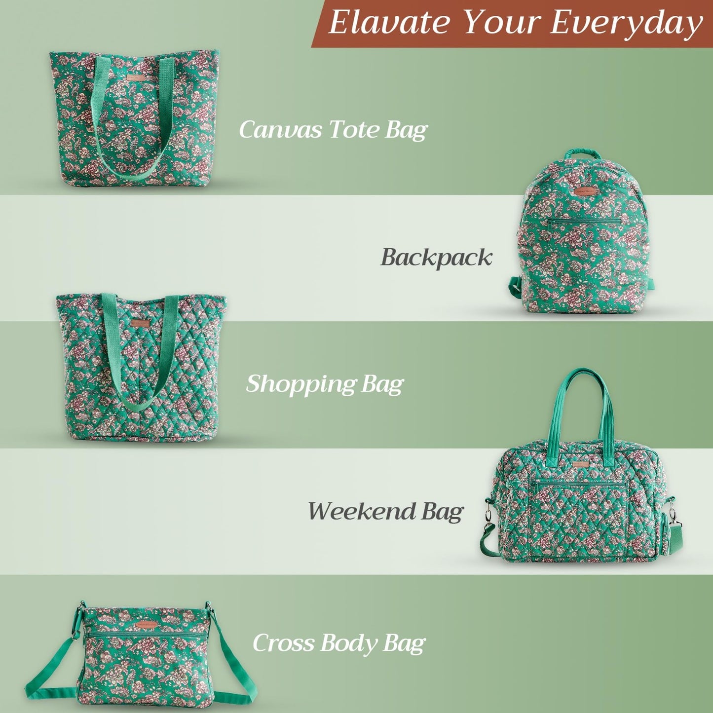 Stylish Women's Cotton Shoulder Handbag   Versatile Tote Bag for Everyday Use5
