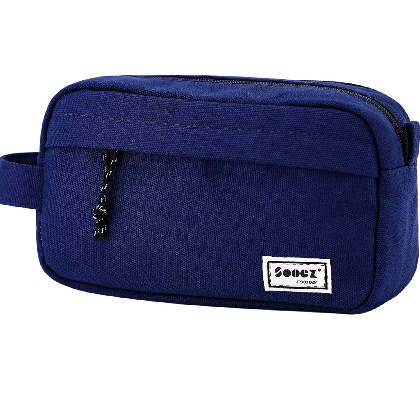 Large Capacity Pencil Case Organizer   Canvas Pouch with Compartments & Handle,1