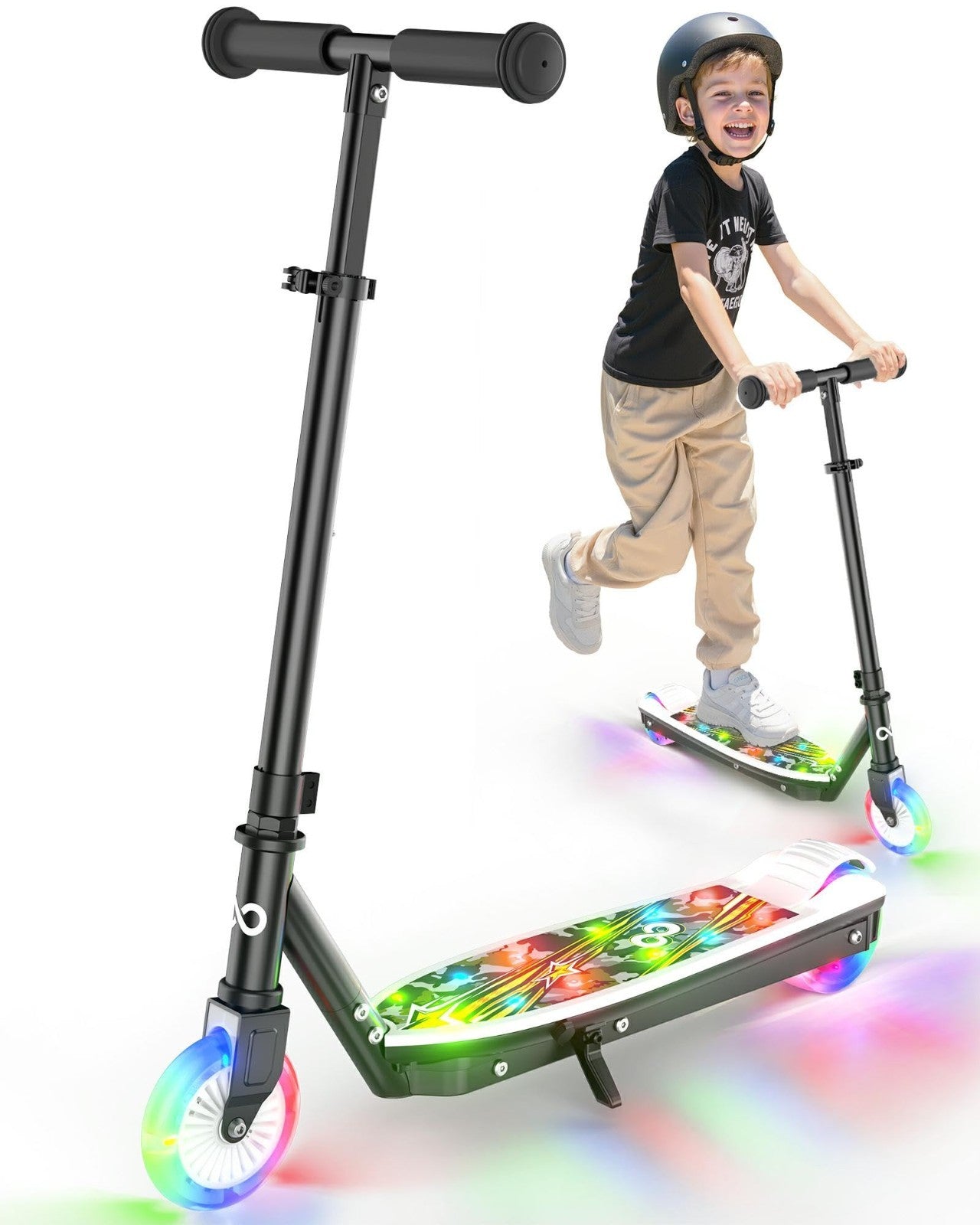 Kids Electric Scooter 3-8 Years, Safe 5 MPH, Lightweight & Durable, Fun Ride1