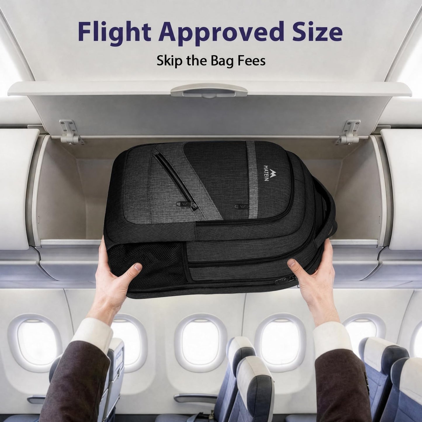 Extra Large 50L Travel Laptop Backpack, Water Resistant Work Bag, Durable & Styl5