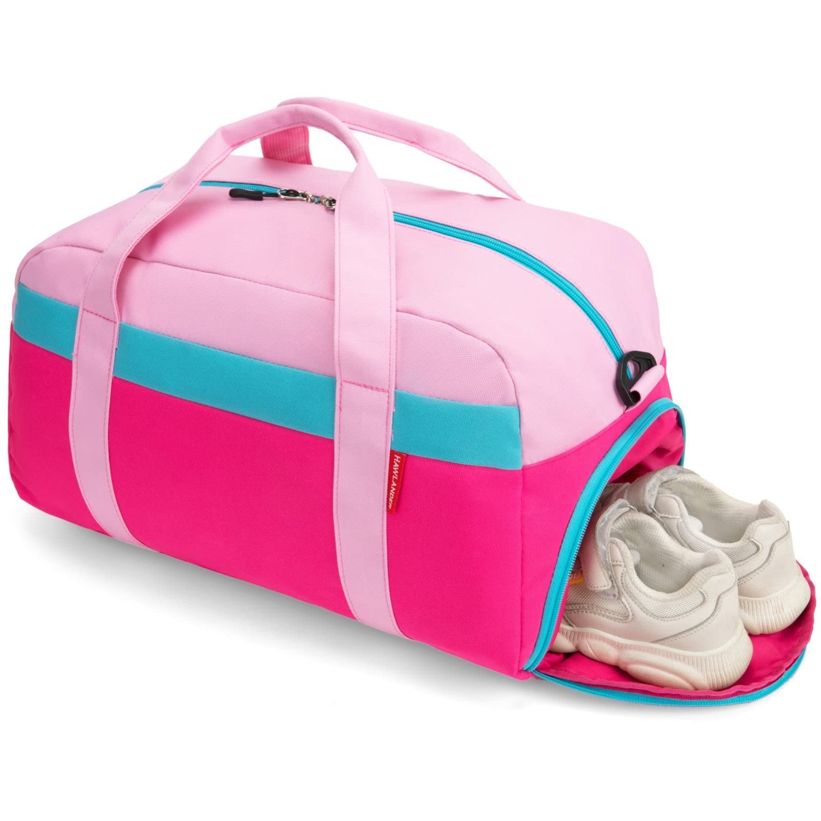 18" Pink Kids Duffle Bag - Perfect for Boys & Girls, Weekend Travel & Sports5