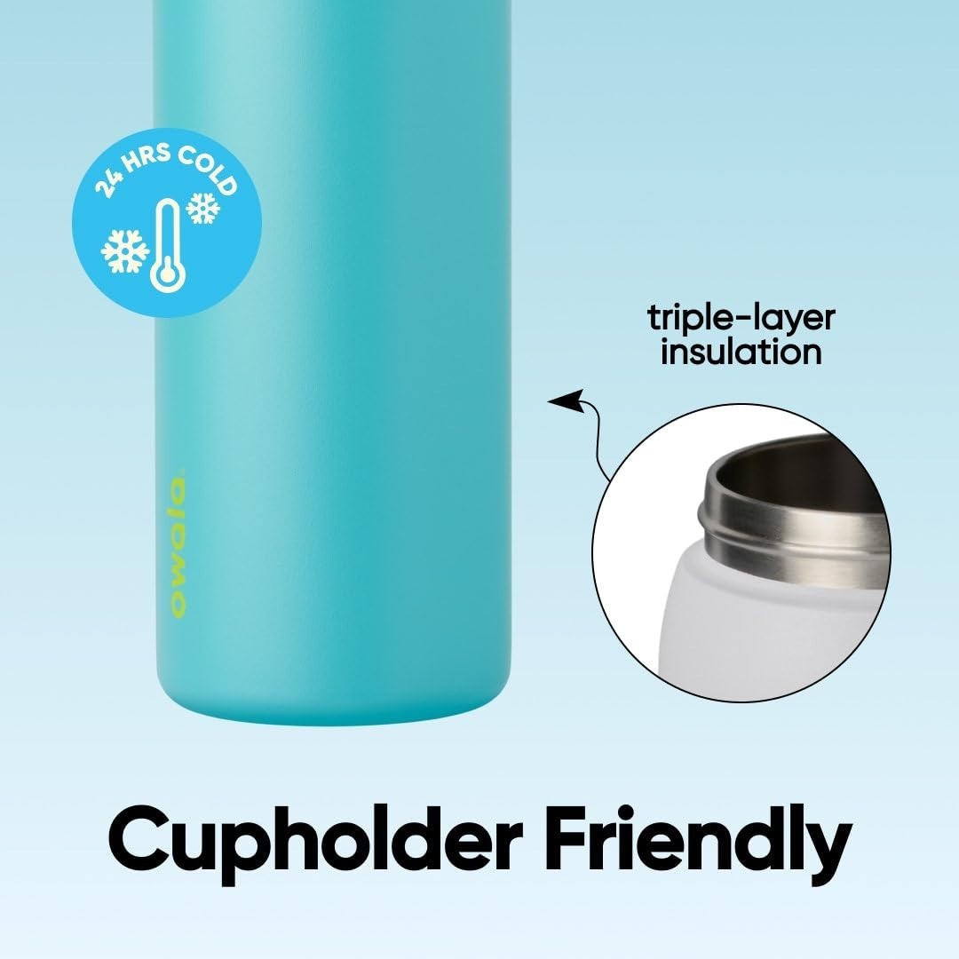 Insulated Stainless Steel Water Bottle 32 Oz with Straw, BPA Free, Travel Friend3