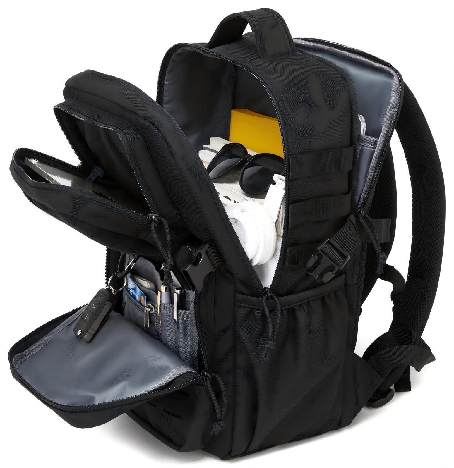 Waterproof Military Tactical Backpack 30L, 3 Day Assault Pack, MOLLE Design, Bla5