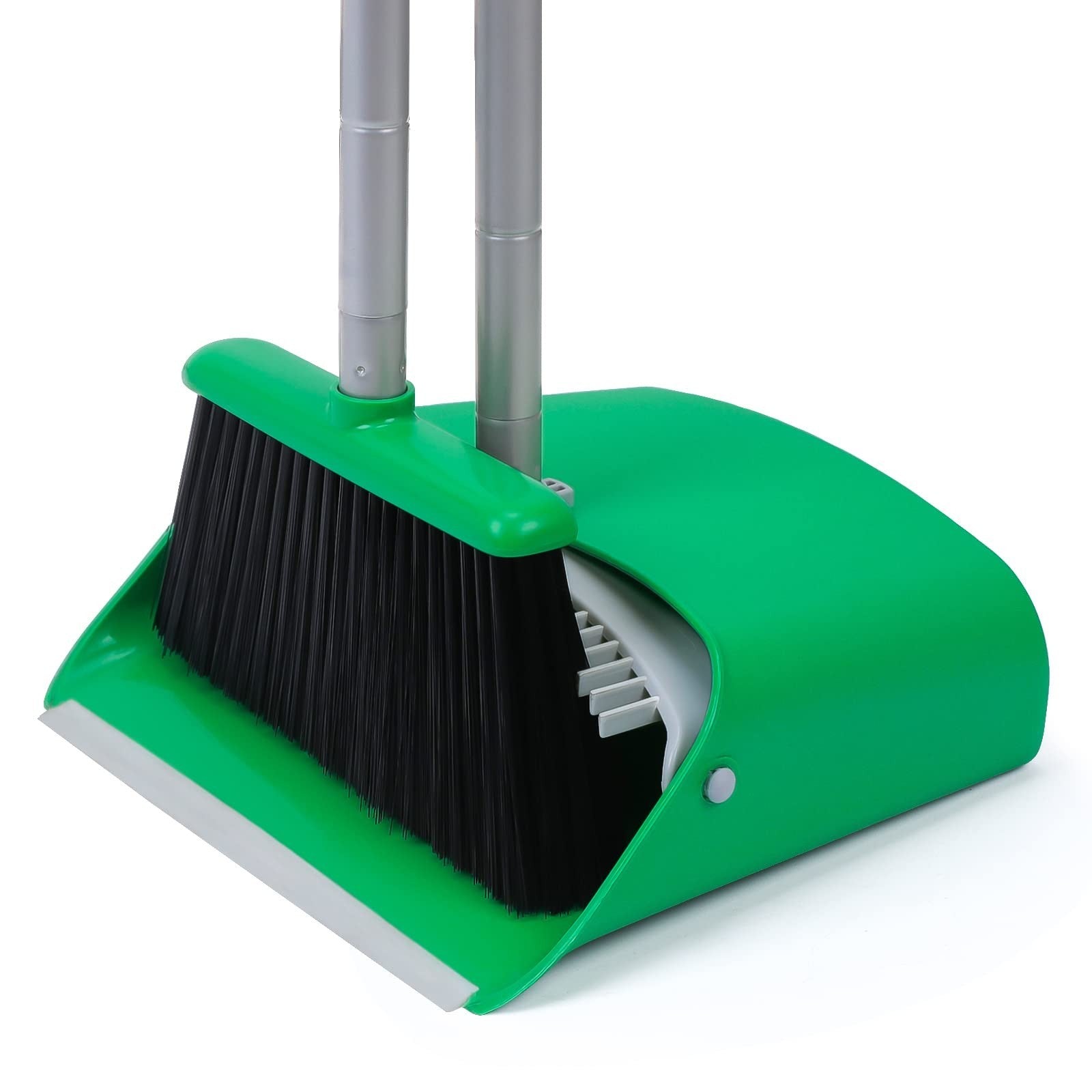 Broom and Dustpan Set - Easy Cleaning Tool for Home, Kitchen, Office, and More0